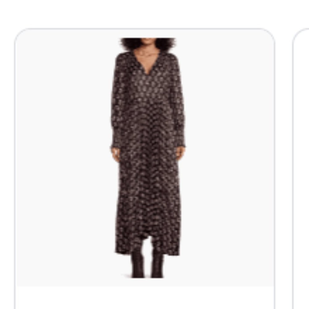 REBECCA TAYLOR Zia Fleur Tie Front Pleated Dress